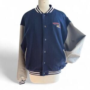 Vintage Disneyland Resort Varsity Jacket – Blue & Grey (sz M)
